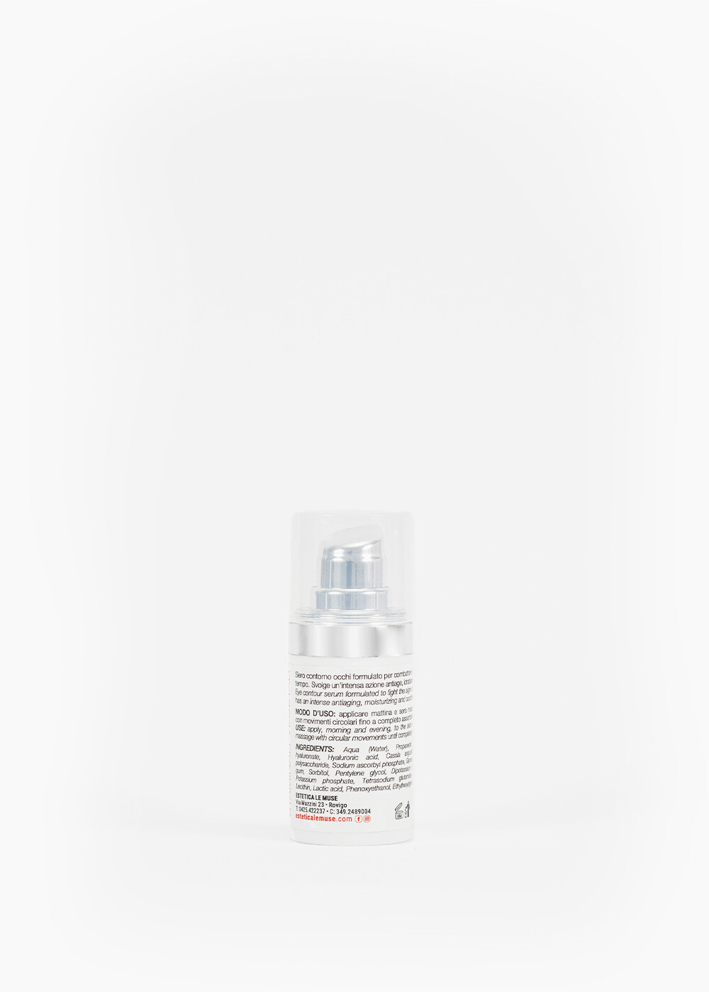 Siero contorno occhi formulato per combattere i segni del tempo.